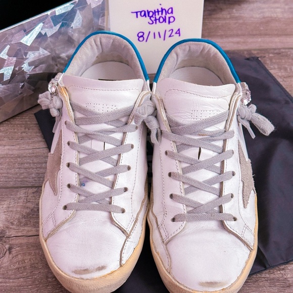 ❌ SOLD ❌ Golden Goose Size 38 Swarovski Superstars - Picture 6 of 10